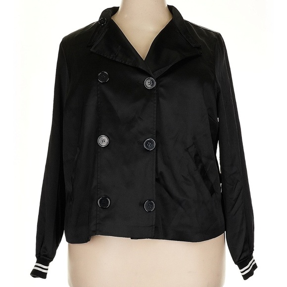 Eloquii Black Double-Breasted Sports Jacket Blazer Women’s Plus Size 20 NWT - Picture 7 of 7